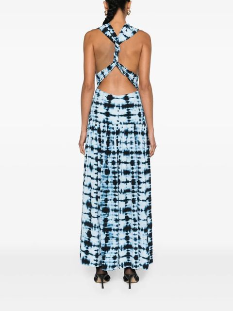 Proenza Schouler Simone tie-dye midi dress - Blue