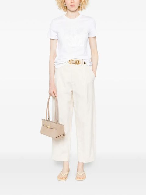 Max Mara logo-detail short-sleeve T-shirt - White - zdjęcie produktu nr 2