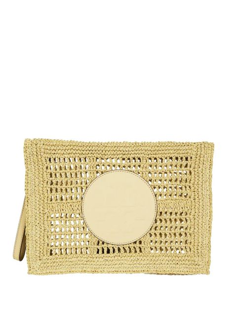 Tory Burch Ella hand-crocheted pouch - Neutrals - zdjęcie produktu nr 1