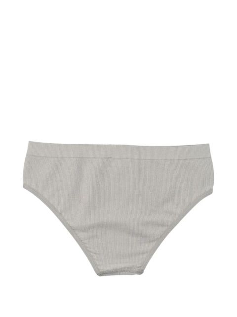 MM6 Maison Margiela logo-patch brief - Grey - zdjęcie produktu nr 2