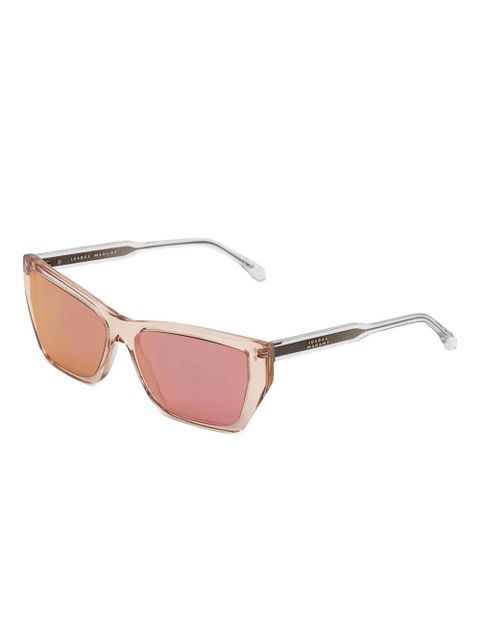 Isabel Marant Eyewear tessa rectangle sunglasses - Pink - zdjęcie produktu nr 2