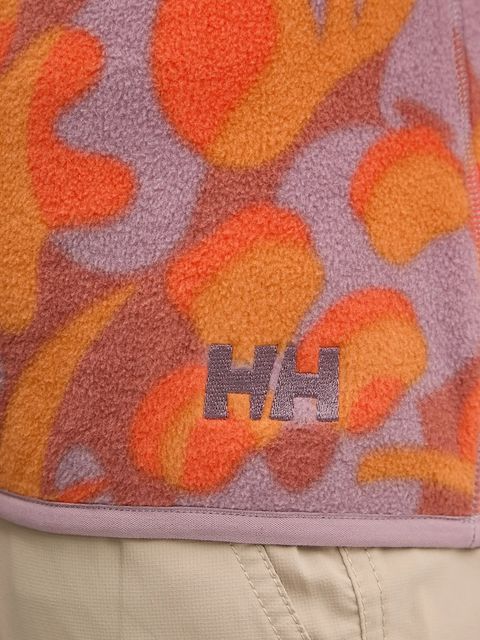 Helly Hansen bluza sportowa Maridalen kolor pomarańczowy wzorzysta 63430