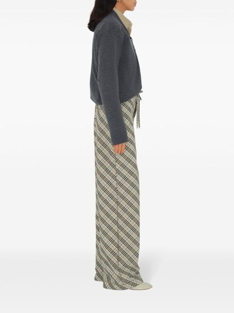 Burberry checked trousers - Neutrals