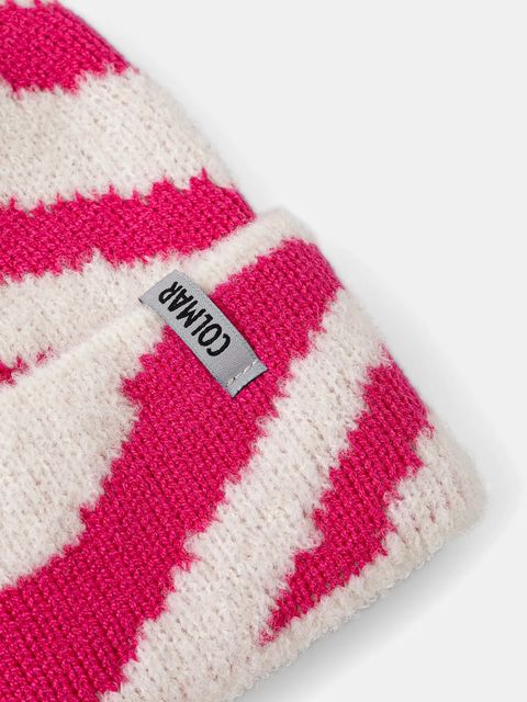 Colmar czapka z dodatkiem wełny kolor różowy 4884.9ZU