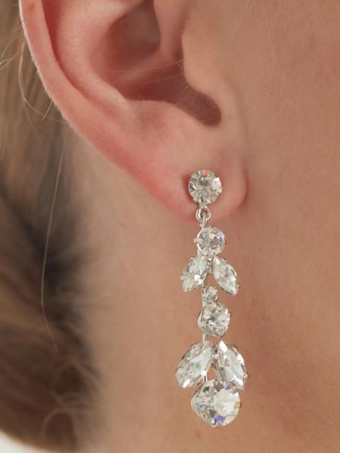Jennifer Behr Carolena crystal earrings - Silver - zdjęcie produktu nr 2