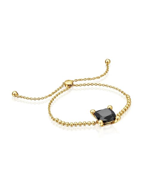 Tous bransoletka ze srebra pokrytego złotem Color Black - zdjęcie produktu nr 1