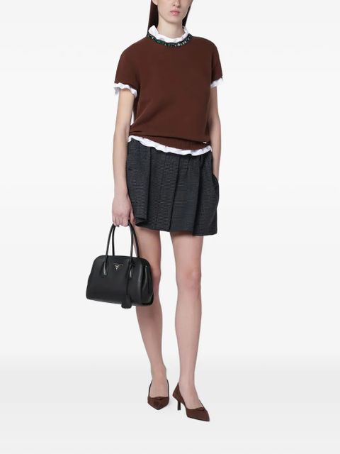 Prada triangle-logo tote bag - Black - zdjęcie produktu nr 2