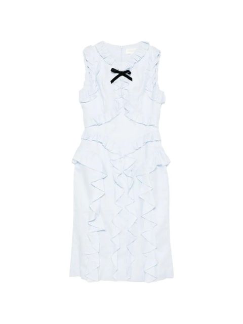 SHUSHU/TONG ruffle trim dress - Blue - zdjęcie produktu nr 1