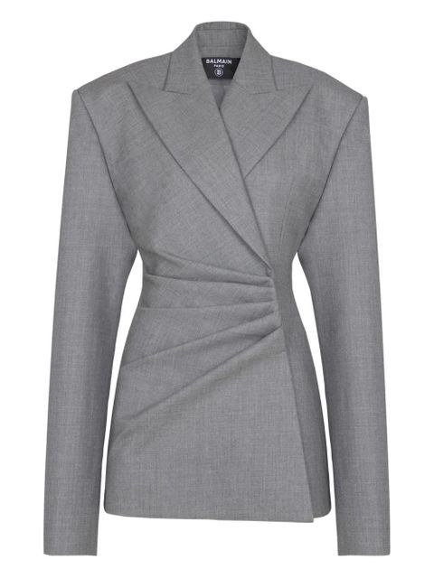 Balmain peak-lapels blazer dress - Grey - zdjęcie produktu nr 1