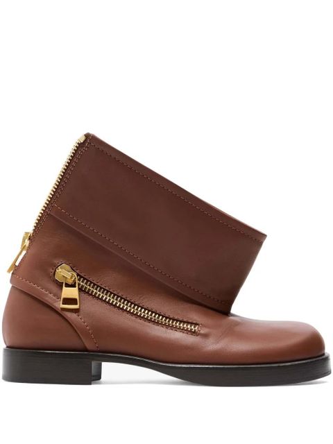 JW Anderson leather ankle boots - Brown - zdjęcie produktu nr 1