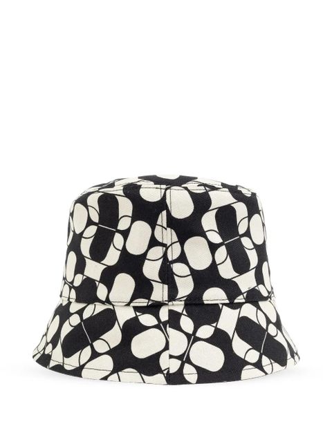 Moncler printed cotton hat - Black - zdjęcie produktu nr 2