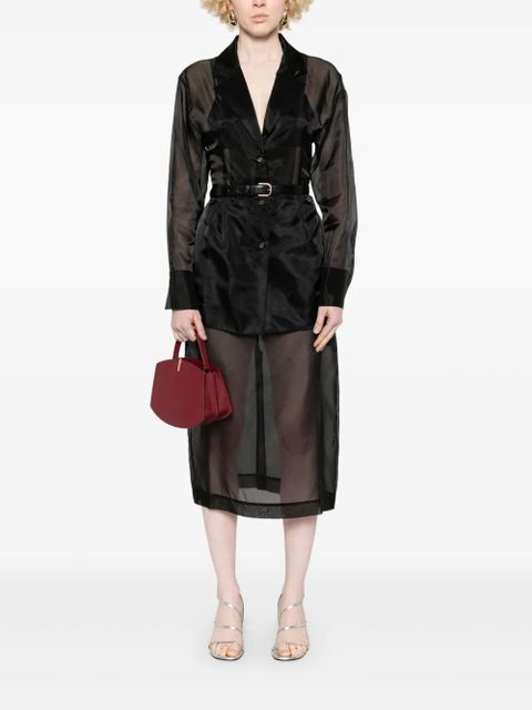 The Frankie Shop Peri midi skirt - Black - zdjęcie produktu nr 2