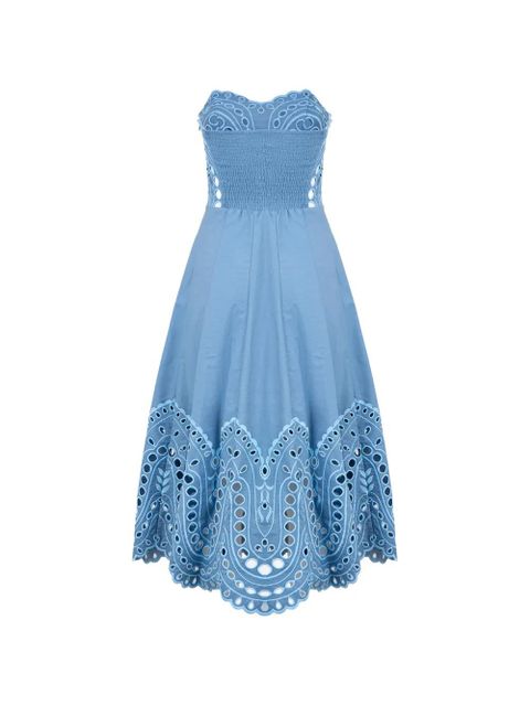 Charo Ruiz Ibiza Marlin eyelet midi dress - Blue - zdjęcie produktu nr 2