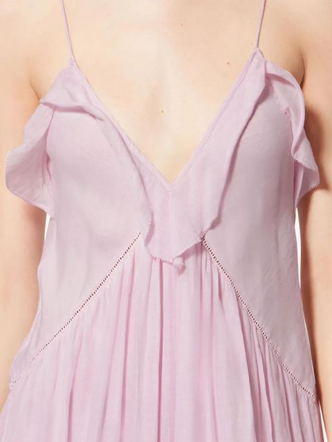 MARANT ÉTOILE Vasma ruffled maxi dress - Pink