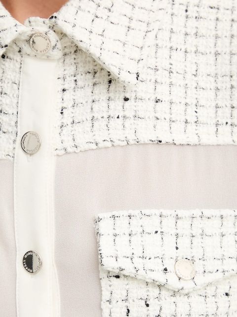 Morgan koszula damska kolor beżowy regular z kołnierzykiem klasycznym CGABY