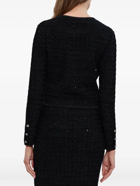 Alessandra Rich buttoned embellished jacket - Black