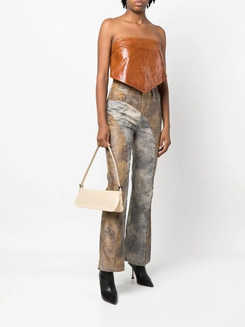 BY FAR leather shoulder bag - Neutrals - zdjęcie produktu nr 2