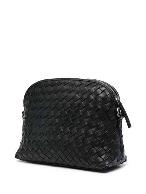 DRAGON DIFFUSION woven leather shoulder bag - Black