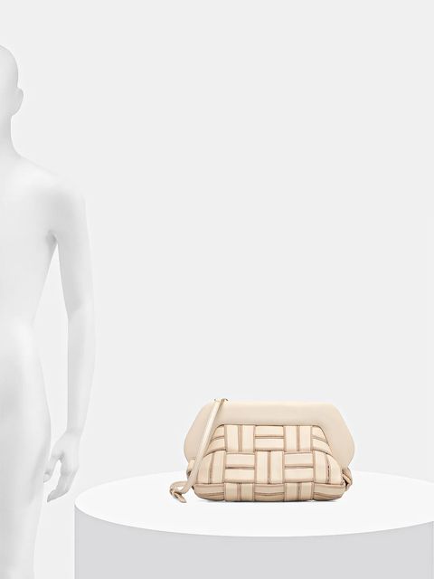 Themoire torebka kolor beżowy TMFW25BINSUE81