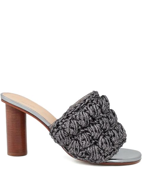 JW Anderson lurex-detail interwoven sandals - Grey - zdjęcie produktu nr 1