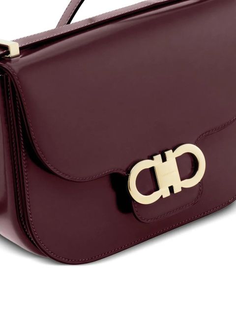 Ferragamo Gancini flap crossbody bag - Purple