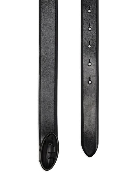 Diesel B-Dd logo-buckle belt - Black