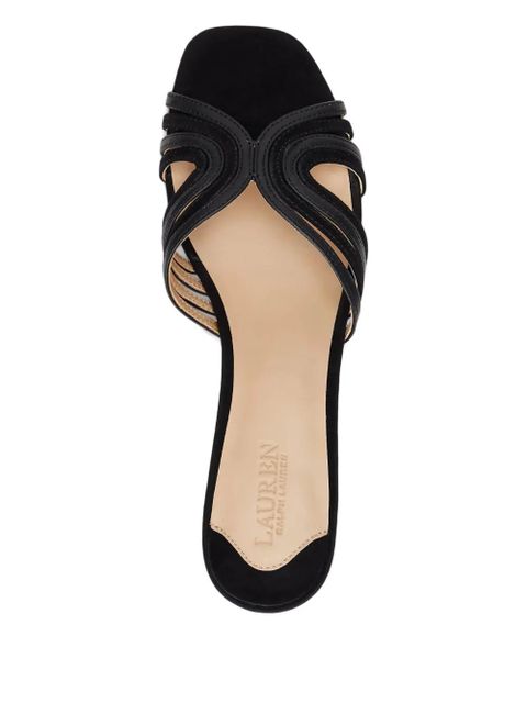 Lauren Ralph Lauren 25mm Fay multistrap sandals - Black