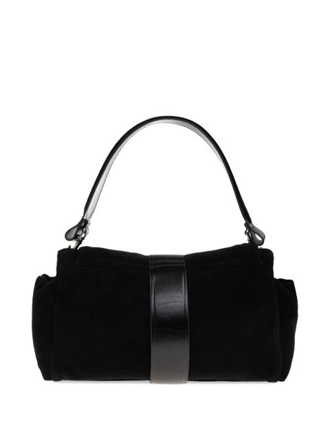 Vivienne Westwood Hazel XL Treasure buckle leather tote bag - Black
