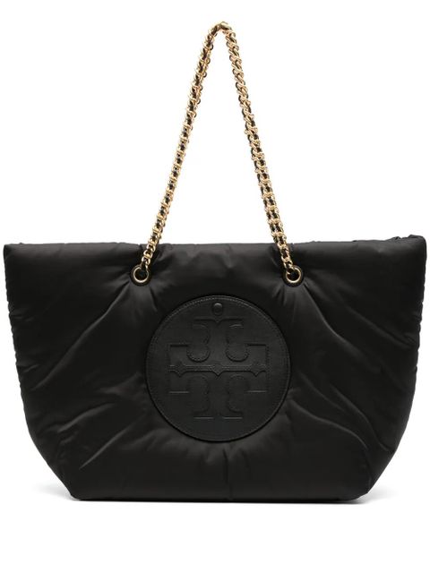 Tory Burch Ella Chain Soft tote bag - Black - zdjęcie produktu nr 1