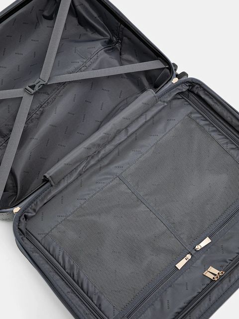 Guess walizka JESCO kolor niebieski TWHB83 89982