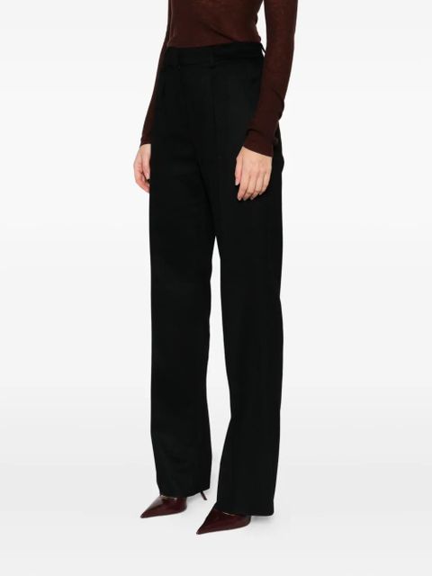 Max Mara pleat-detail tailored trousers - Black