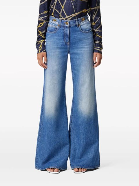 Versace Medusa 95 mid-rise flared jeans - Blue - zdjęcie produktu nr 2