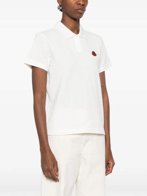 Moncler short-sleeve polo shirt - White