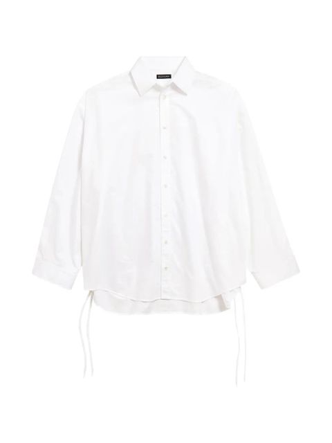 Balenciaga drawstring-detail shirt - White - zdjęcie produktu nr 1
