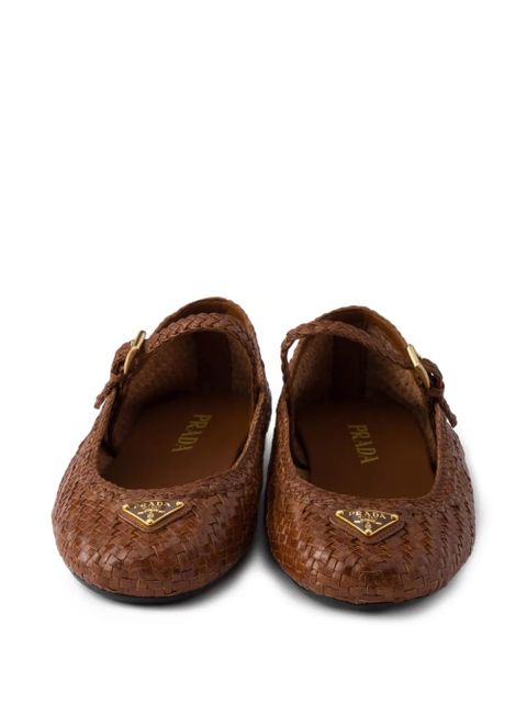 Prada woven ballet flats - Brown - zdjęcie produktu nr 2