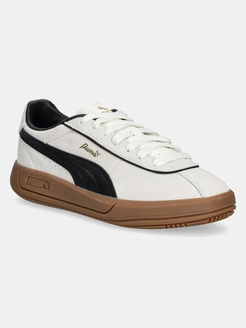 Puma sneakersy skórzane Puma Club Klassika SD damskie kolor beżowy 400718 - zdjęcie produktu nr 1