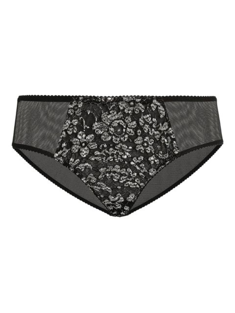 Dolce & Gabbana tulle lace briefs - Black - zdjęcie produktu nr 1