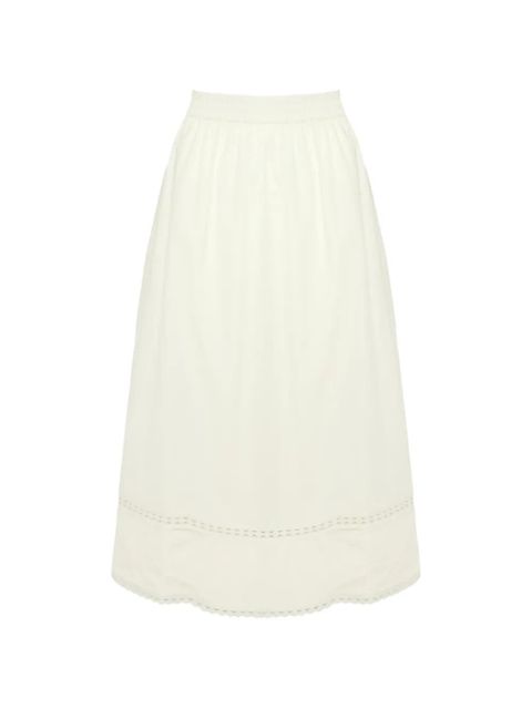 Yves Salomon poplin midi skirt - Neutrals - zdjęcie produktu nr 1