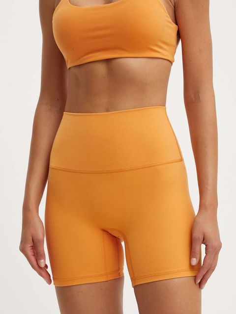 JOYINME szorty do jogi Movement kolor pomarańczowy gładkie high waist Szorty.Movement - zdjęcie produktu nr 1