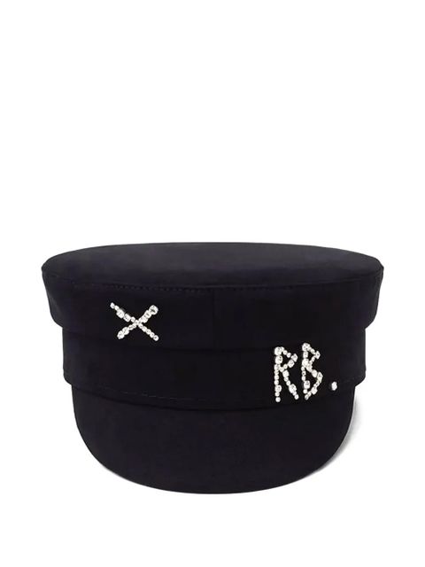 Ruslan Baginskiy crystal-embellished hat - Black - zdjęcie produktu nr 2