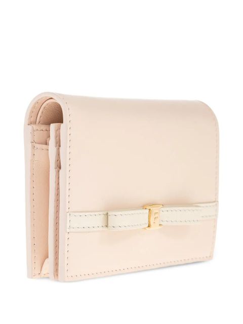 Ferragamo mini bow wallet - Pink
