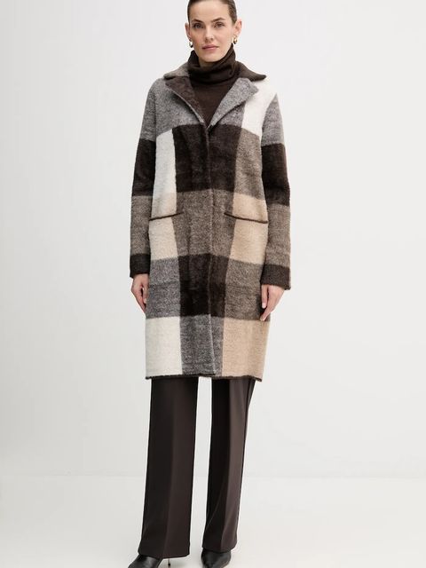 Joseph Ribkoff płaszcz kolor brązowy 254975 - zdjęcie produktu nr 1