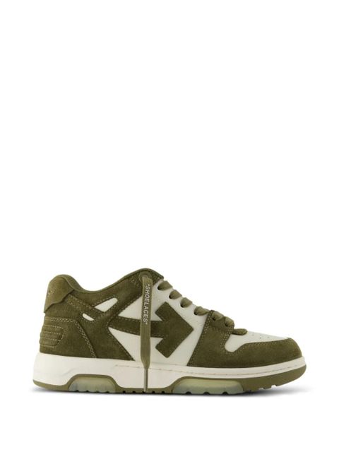 Off-White leather sneakers - Green - zdjęcie produktu nr 1