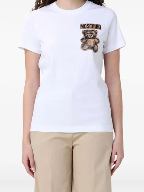 Moschino graphic-print T-shirt - White - zdjęcie produktu nr 2