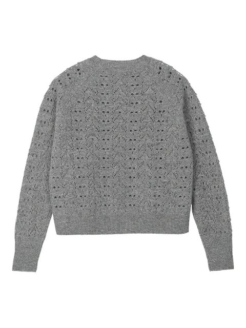 Cecilie Bahnsen Bidane heritage lace pullover - Grey - zdjęcie produktu nr 2