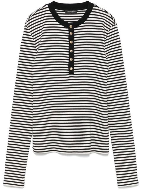 ANINE BING Alessia T-shirt - Black - zdjęcie produktu nr 1