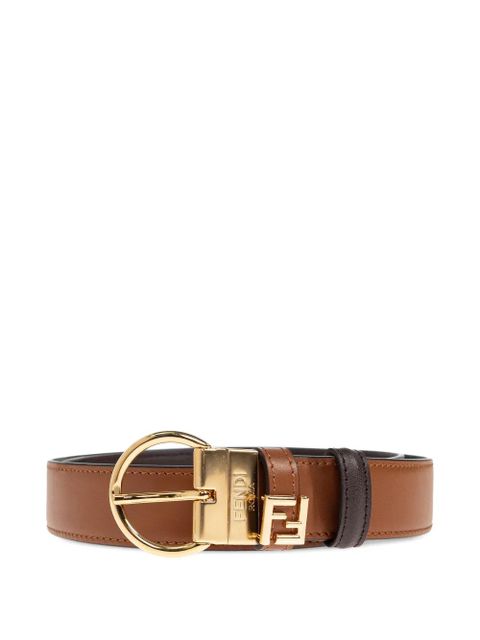 FENDI logo buckle belt - Brown - zdjęcie produktu nr 1