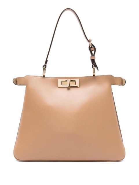 FENDI turnlock handle tote bag - Brown - zdjęcie produktu nr 1