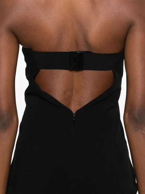 PINKO strapless split-hem jumpsuit - Black