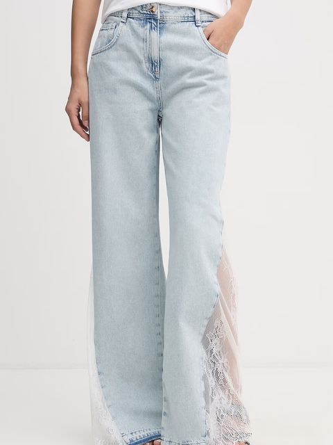 Blugirl Blumarine jeansy relaxed fit damskie - zdjęcie produktu nr 1